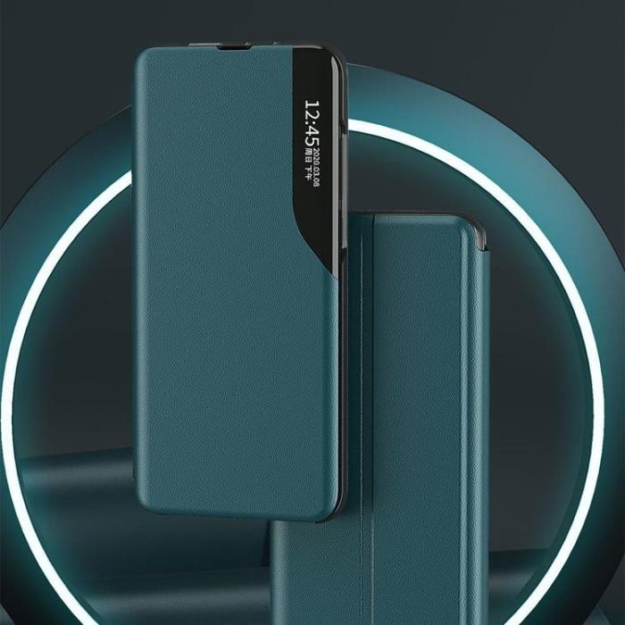 UTGATT1 - Eco Leather View Fodral Xiaomi Redmi Note 9T - Blå
