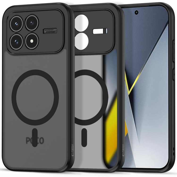 Tech-Protect Xiaomi Poco F8 Pro Mobilskal MagSafe Magmat - Matt Svart | 2353 | AlltMobil