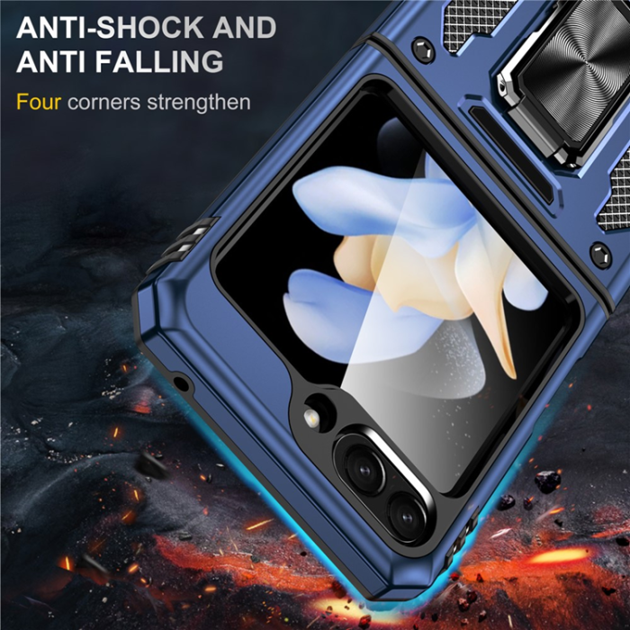 A-One Brand - Galaxy Z Flip7 FE/Z Flip6 Mobilskal Armor Kickstand