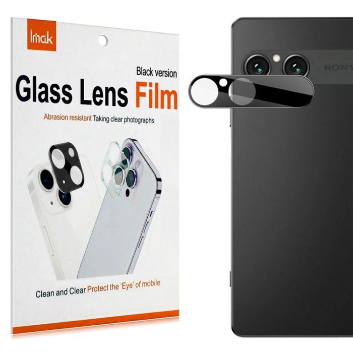 Imak - Imak Sony Xperia 10 VII Härdat Glas Kameraskydd - Svart