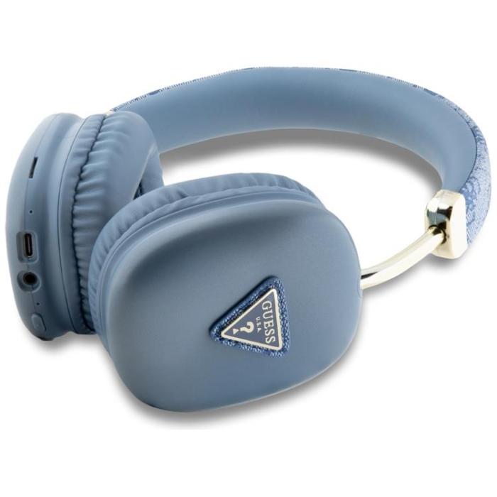 Guess - Guess Over-Ear Hörlurar Bluetooth 4G Triangle Logo - Blå