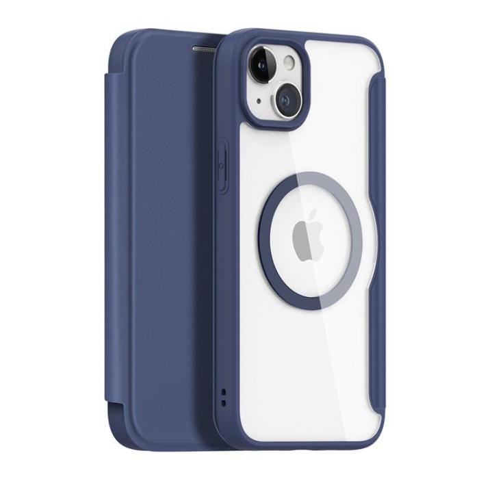 Dux Ducis - Dux Ducis iPhone 15 Plus Plånboksfodral Magsfae Skin X Pro - Blå