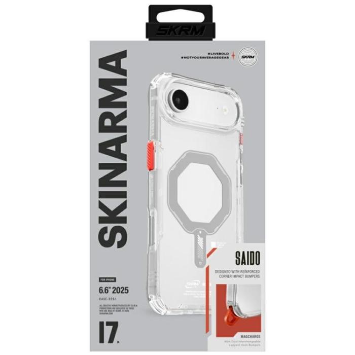Skinarma - Skinarma iPhone Air Mobilskal MagSafe Saido - Transparent