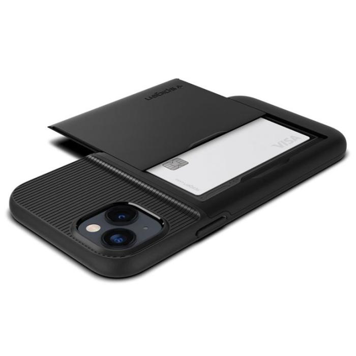 Spigen - Spigen iPhone 14 Plus Skal Slim Armor CS - Svart