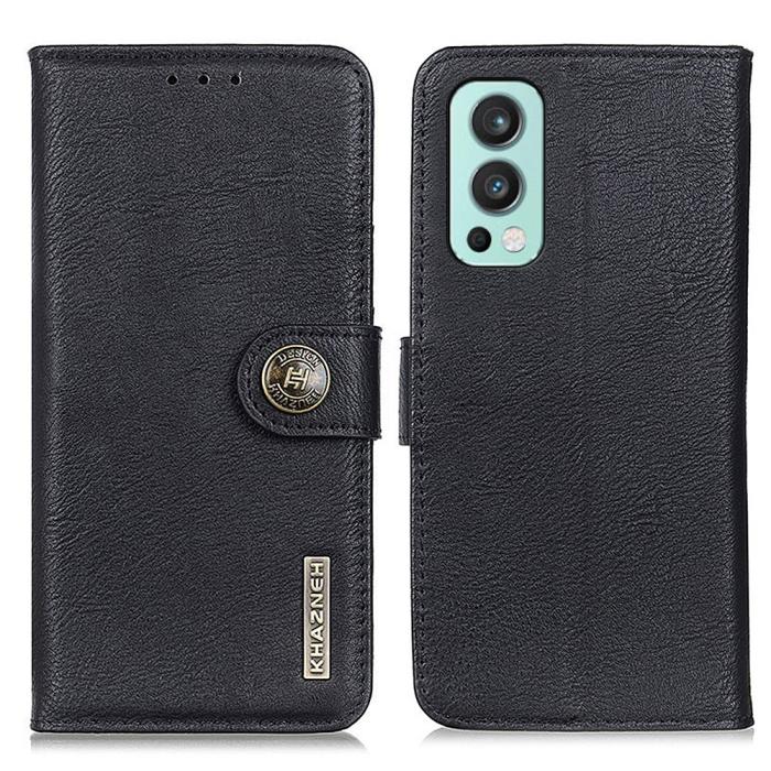 KHAZNEH - KHAZNEH Plånboksfodral OnePlus Nord 2 5G - Svart