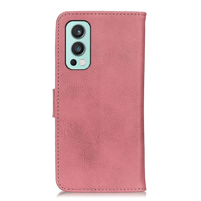 KHAZNEH - KHAZNEH Plånboksfodral OnePlus Nord 2 5G - Rosa