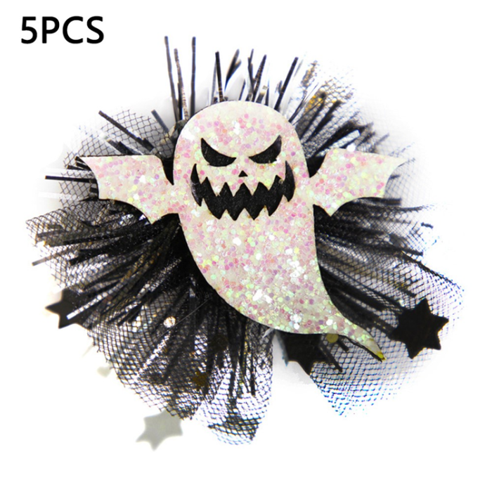 OEM - 5Pcs Halloween Costume Hårspännen Nät - Ghost Threatening