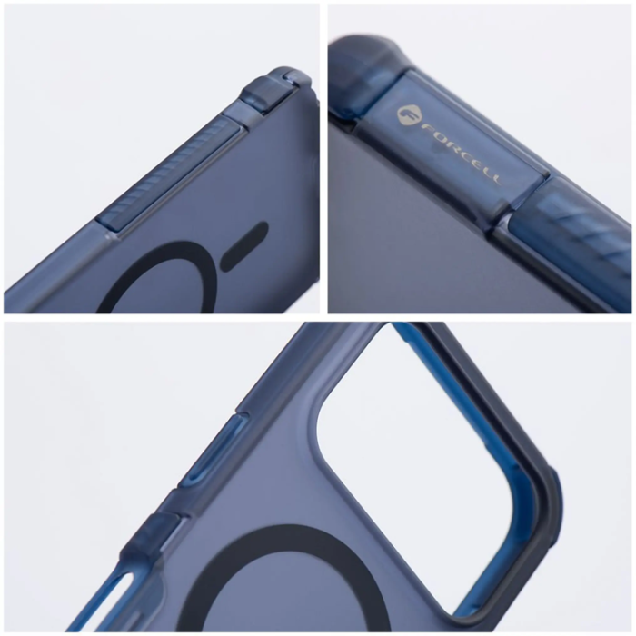 Forcell - Forcell Mobilskal Magsafe För iPhone 16 Pro BumperX - Marinblå