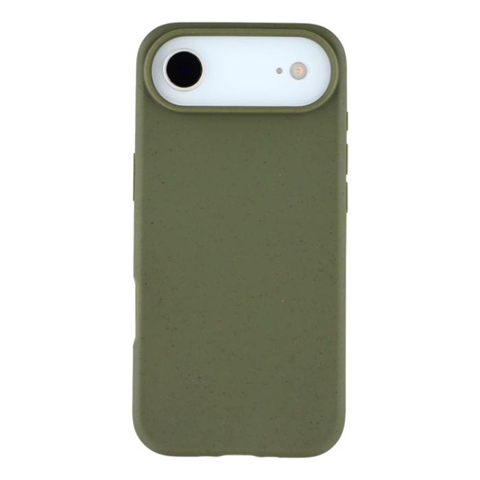 A-One Brand - iPhone Air Mobiskal Biodegradable Wheat Straw+TPU - Svartgrön
