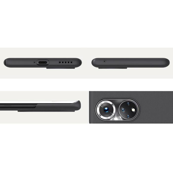 Nillkin - Nillkin Huawei Honor 50 Pro Skal Och Stand Super Frosted - Svart