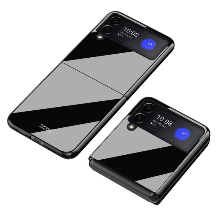 A-One Brand - Glossy Piano Mobilskal till Samsung Galaxy Z Flip 3 - Svart