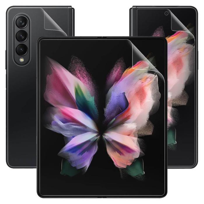 OEM - Skärmskydd Plastfilm (Front + Back) - Samsung Galaxy Z Fold 3