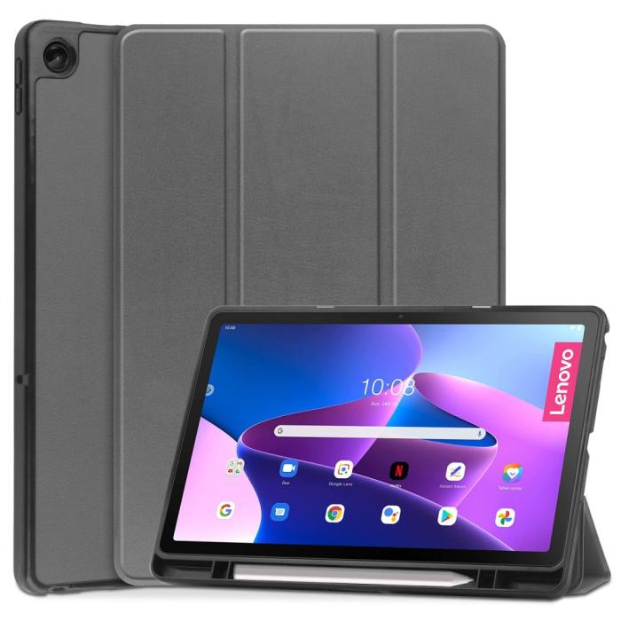 Tech-Protect - Lenovo Tab M10 Plus Gen 3 Fodral - Grå
