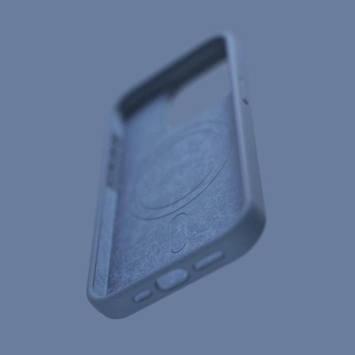 Etteri - Etteri iPhone 12/12 Pro Mobilskal MagSafe Silikon - Mörkblå