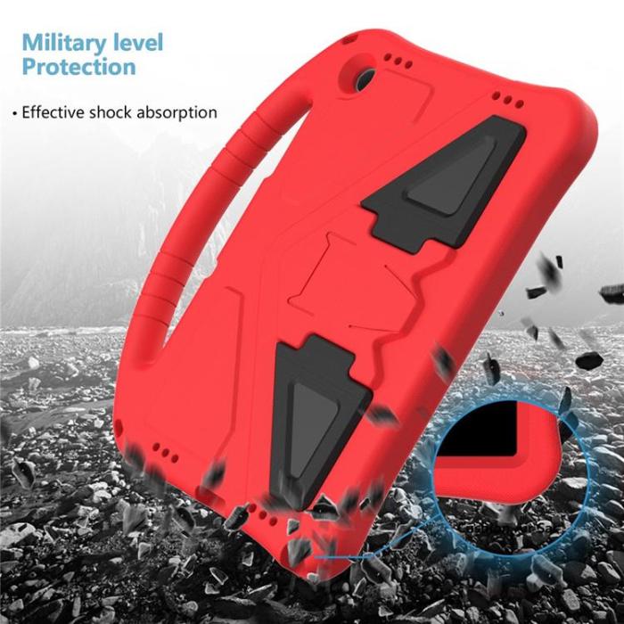 A-One Brand - Galaxy Tab A9 Plus Skal Kickstand Shockproof - Röd