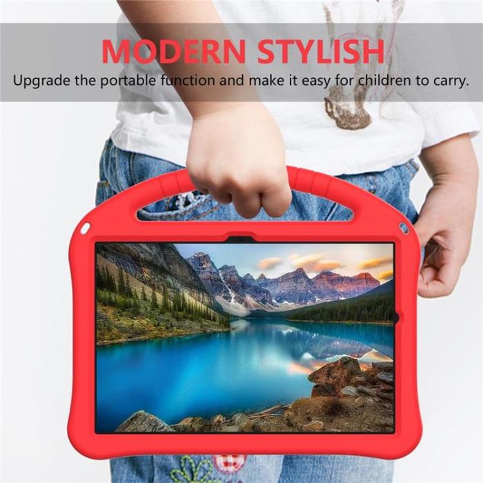 A-One Brand - Galaxy Tab A9 Plus Skal Kickstand Shockproof - Röd