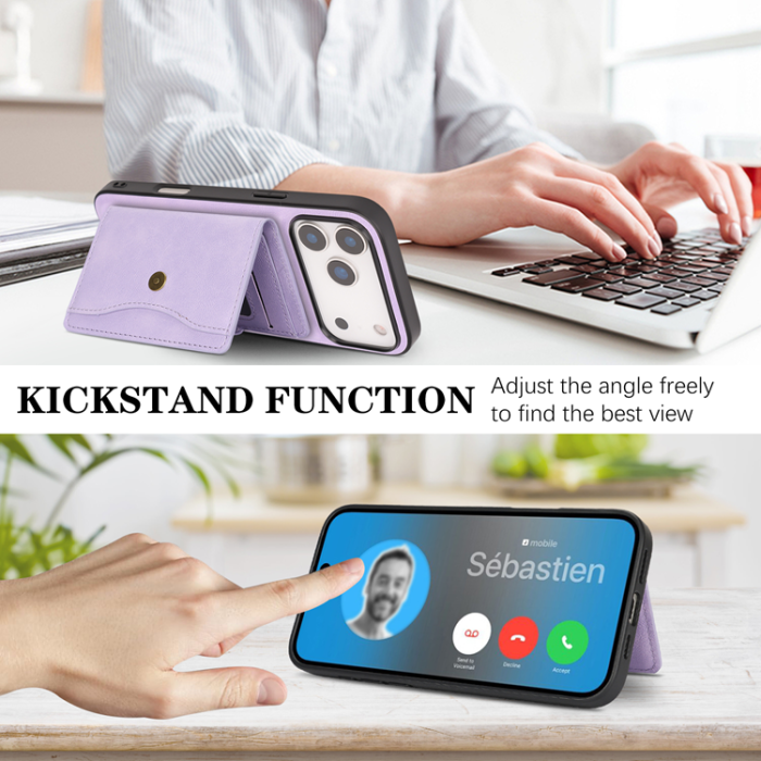 A-One Brand - iPhone 17 Pro Mobilskal MagSafe Detachable Korthållare