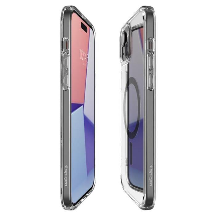 Spigen - Spigen iPhone 15 Mobilskal Magsafe Ultra Hybrid - Graphite