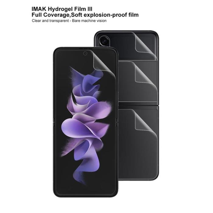 Imak - IMAK Galaxy Z Flip 4/Z Flip 3 5G Hydrogel-film Skärmskydd Set