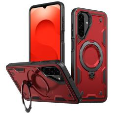 N/A - Mobilskal till Samsung Galaxy A26 5G Plast Milit&auml;rskydd Kickstand - R&ouml;d
