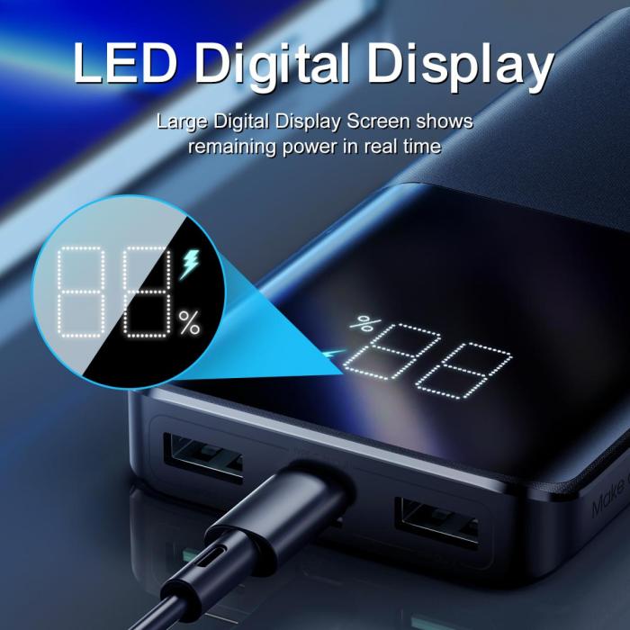SiGN - SiGN Super Charge LED Powerbank 10.000mAh, 22.5W - Svart