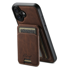 SUTENI - SUTENI iPhone 17 Mobilskal MagSafe Kickstand H16 - Brun