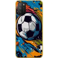 Gustaf - Mobilskal till Xiaomi Poco M3 med Fotbollar