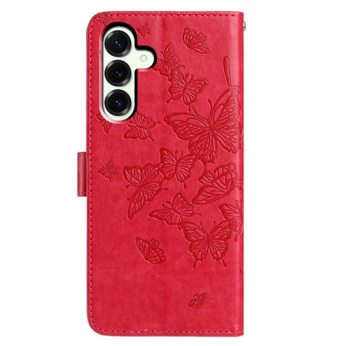 OEM - Samsung Galaxy A57 Plånboksfodral Konstläder Flip Skydd - Röd