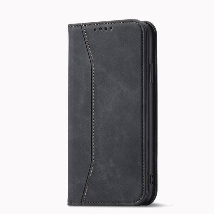 UTGATT - iPhone 12 Plånboksfodral Magnet Fancy - Svart