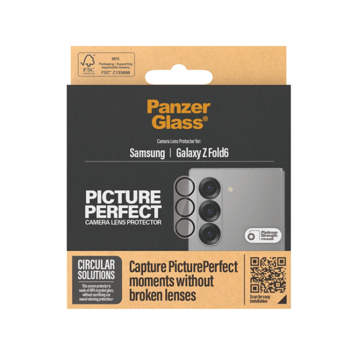 Panzer - PanzerGlass Galaxy Z Fold 6 Kameralinsskydd Härdat Glas Picture Perfect