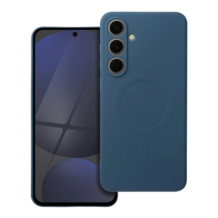 Galaxy S24 FE Mobilskal Magsafe Silikon - Blå | 2353 | AlltMobil