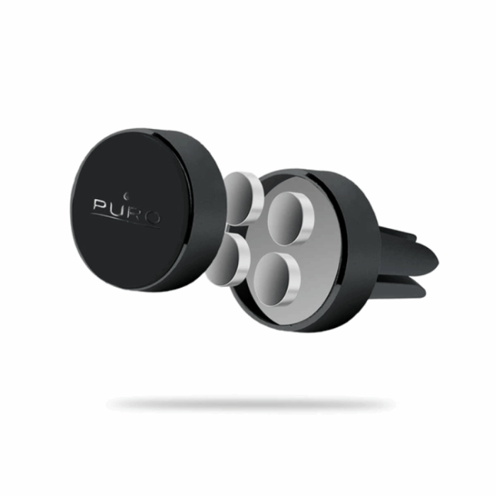 Puro - Puro Magsafe Mobilhållare För Luftventil, Magnetisk - Svart
