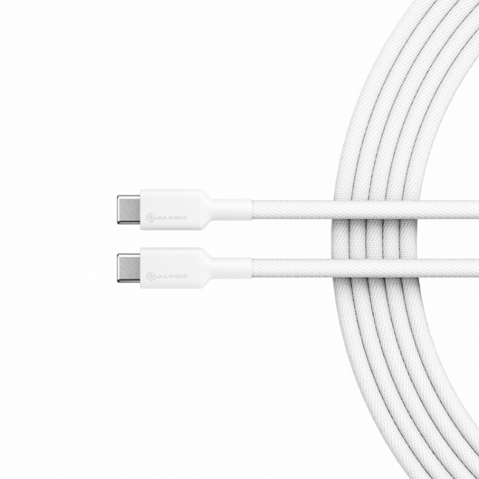 ALOGIC - ALOGIC Elements PRO USB-C till USB-C laddningskabel 5A - 2m - Vit