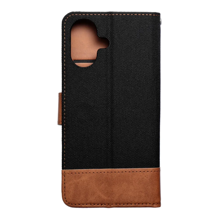 A-One Brand - iPhone 17 Plånboksfodral Jeans - Svart