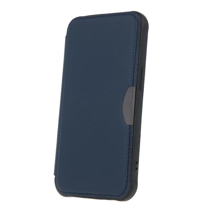 OEM - Galaxy S24 Plånboksfodral Smart Carbon - Blå