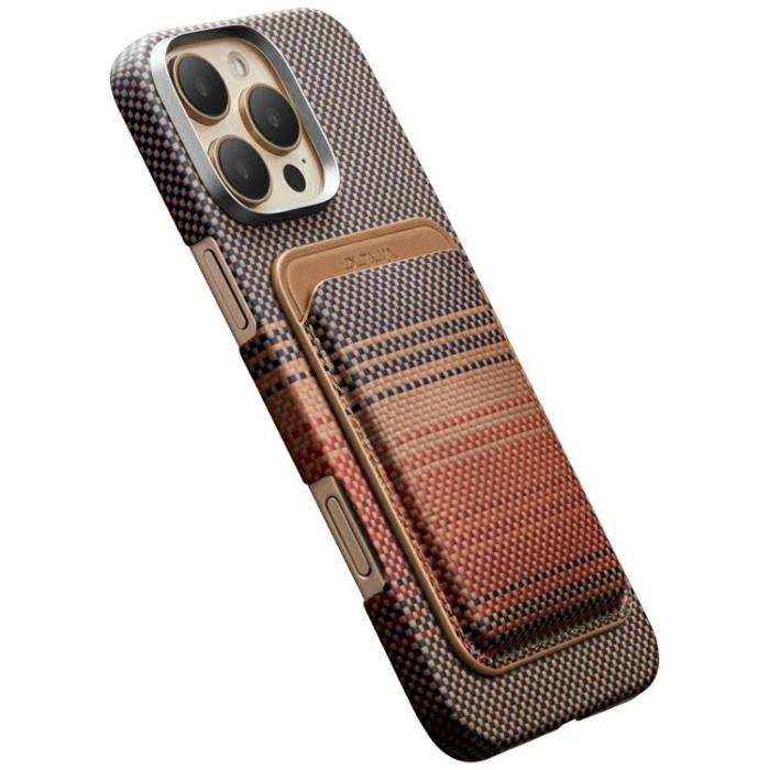 PITAKA - PITAKA MagSafe Korthållare Woven Plånbok - Sunset