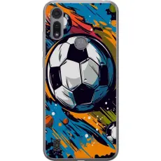 Gustaf - Mobilskal till Motorola Moto E6i med Fotbollar