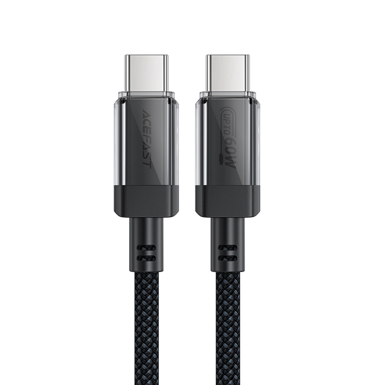 Acefast C12 USB-C/USB-C PD 60W 1.2m Kabel 480Mb med Nylon Braid | 3541 | AlltMobil