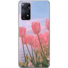 iSecrets - Mobilskal till Xiaomi Redmi Note 11 Pro 5G med Rosa Tulpaner