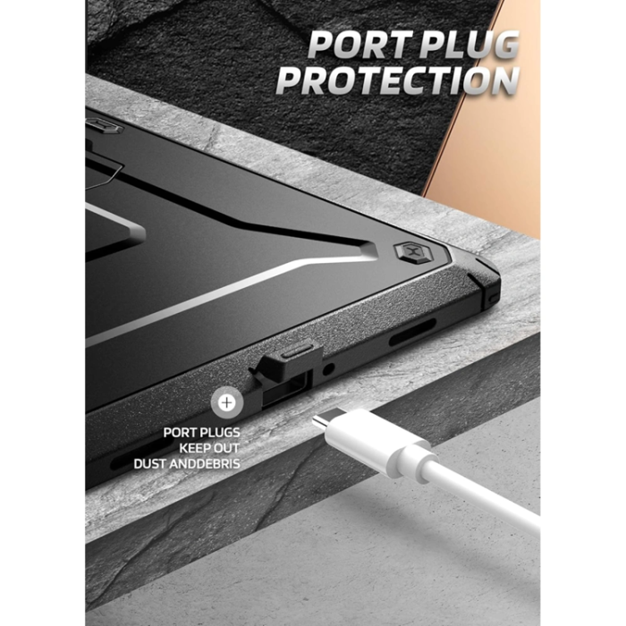 SupCase - SupCase Skal för Samsung Galaxy Tab A11 Plus Unicorn Beetle Pro - Svart