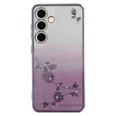 KADEM - KADEM Mobilskal till Samsung Galaxy S26 / S26 Pro Blommor TPU Flexibel - Lila