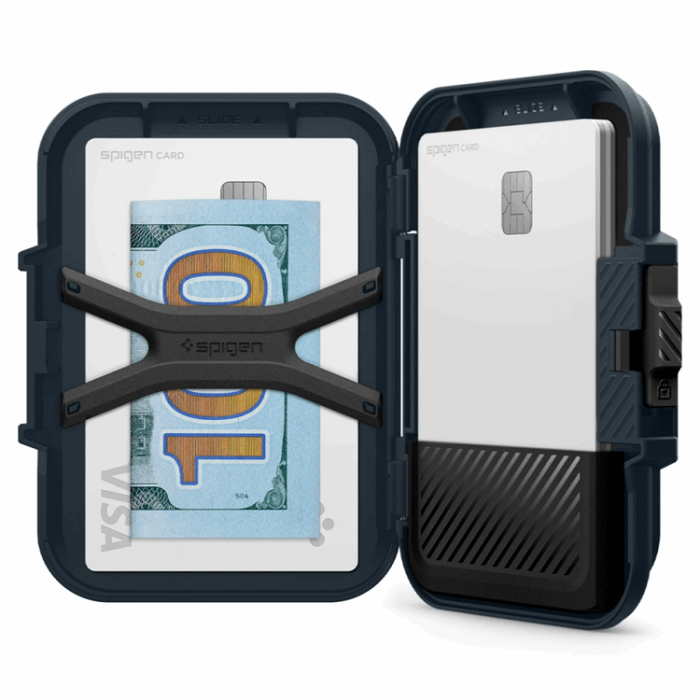 Spigen - Spigen Universal Magsafe Korthållare Lock Fit - Metal Slate