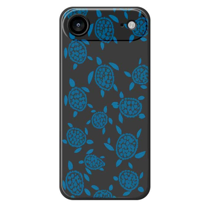 A-One Brand - iPhone Air Mobilskal Turtle Pattern Straight Edge - Svart