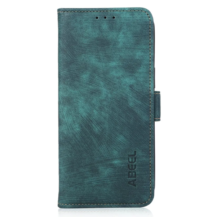 ABEEL - ABEEL iPhone 15 Pro Max Plånboksfodral - Grön