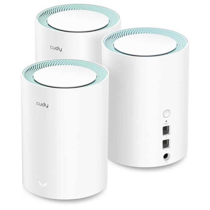 CUDY - CUDY Mesh Solution M1300 3-pack AC1200 Gigabit