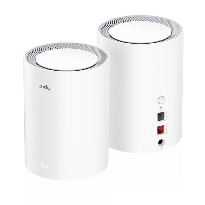 CUDY - CUDY Mesh Solution M3000 2-pack AX3000 Gigabit Wi-Fi 6 2.5G Vit