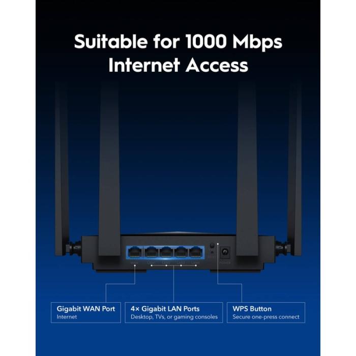CUDY - CUDY Router Wi-Fi Router WR3600 WF7 BE3600 Gigabit Mesh