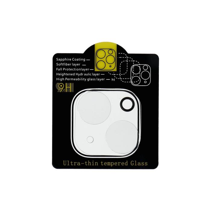 OEM - 5D Full Glue Kameralinsskydd i Härdat glas för iPhone 14 Transparent