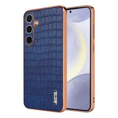 AZNS - AZNS Mobilskal f&ouml;r Samsung Galaxy S26 Plus PU + TPU Krokodiltextur - Bl&aring;