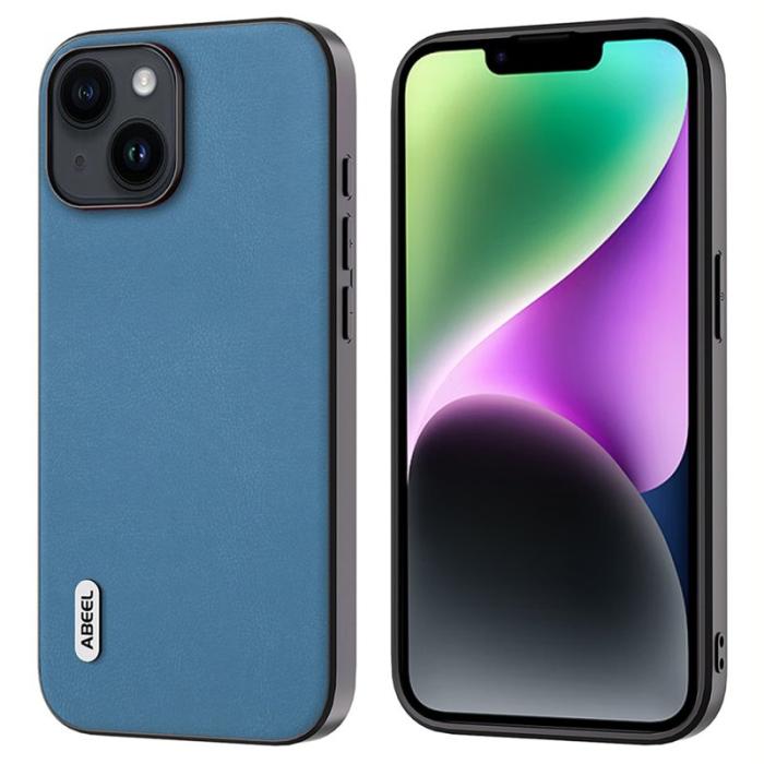 ABEEL - ABEEL Mobilskal till iPhone 14 Plus Scratch Resistant TextuRöd Blå